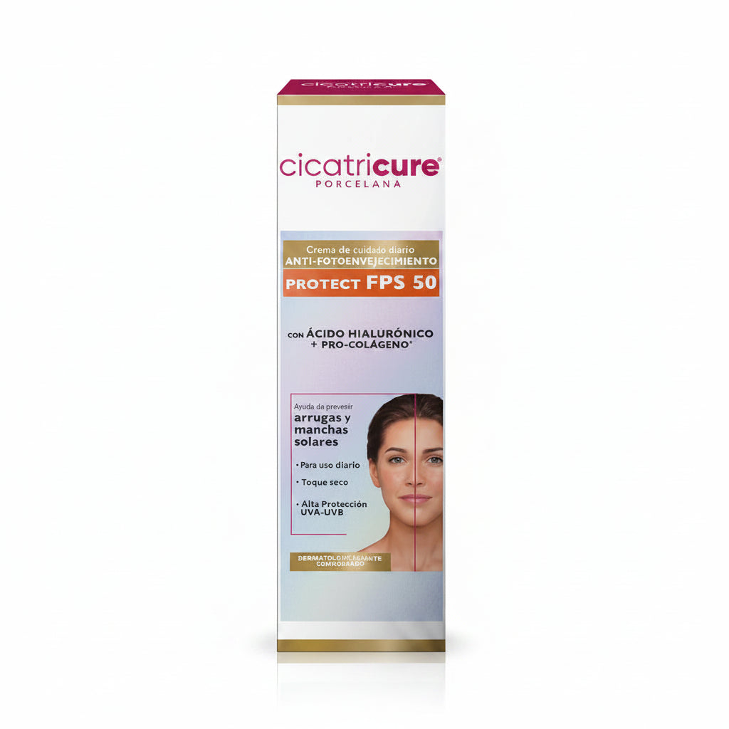 Cicatricure Porcelana Protector Solar Fps 50 Anti-edad 40g