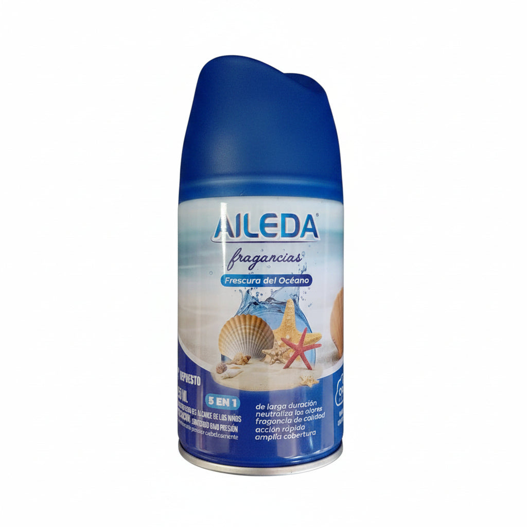 Aileda Aroma Ocean fresh 250 ml (Sirve para cualquier maquina) - NUEVO Repuesto Universal Para Aromatizador Automático
