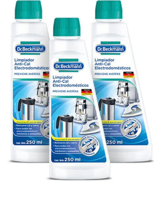 Limpiador Anti-Cal Electrodomésticos 3 x 250 ml Dr. Beckmann