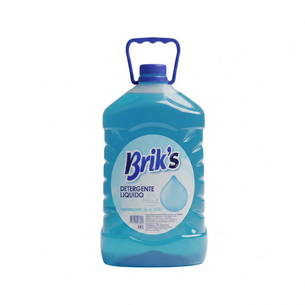 BRIK'S Detergente Líquido 5 Litros — Ropa limpia y fresca por más tiempo