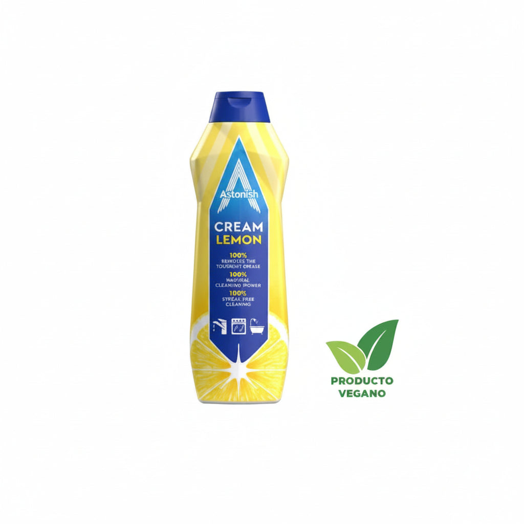 ASTONISH Limpiador Multiuso en Crema Aroma Limón 500 ml