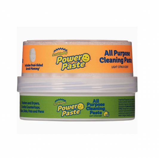 PowerPaste Scrub Daddy, pack de Pasta limpiadora multiusos 250 gr más esponja Scrub Mommy, para todo tipo de suciedad