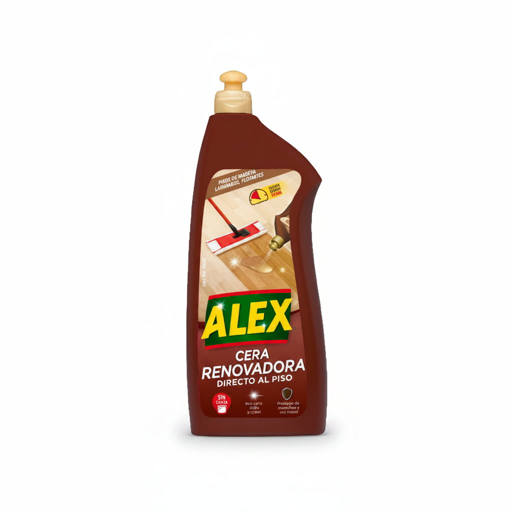 ALEX Cera Renovadora Pisos de Madera Directo al Piso Alex 900 ml