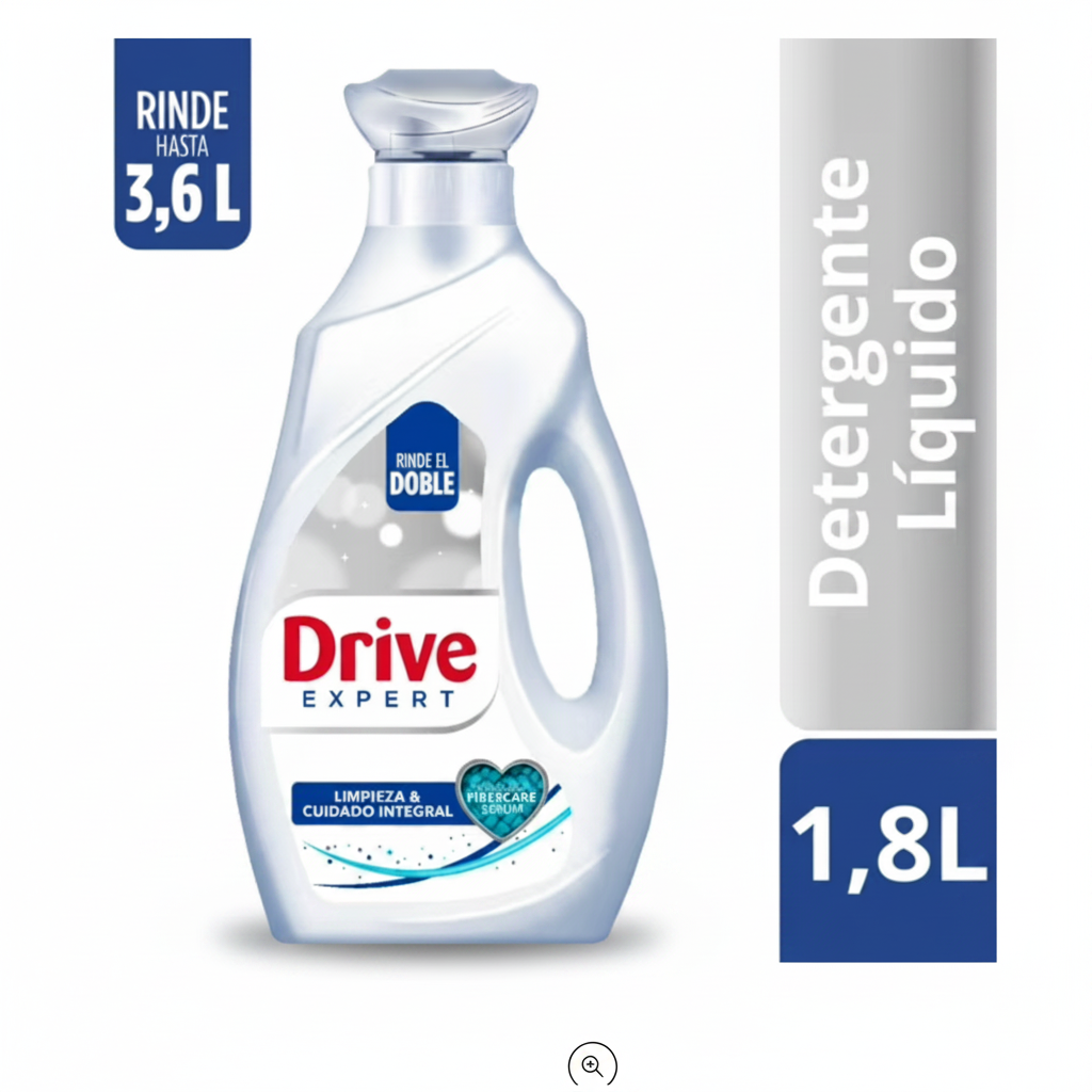 Detergente Drive Concentrado Líquido Expert Botella 1,8 L