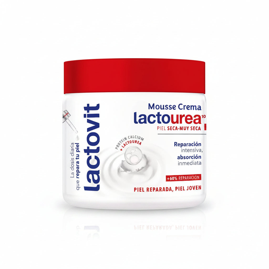 Lactovit Crema hidratante corporal Mousse Lactourea 400 ml