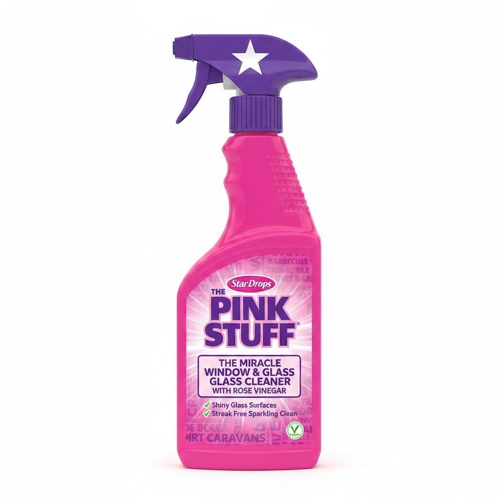 THE PINK STUFF Limpiavidrios con Vinagre de Rosas 750ml