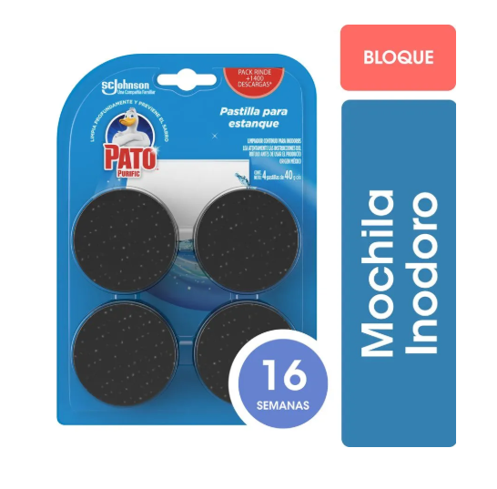 Pack 4 un. Bloque para Estanque Pato Purific Marina 160 g