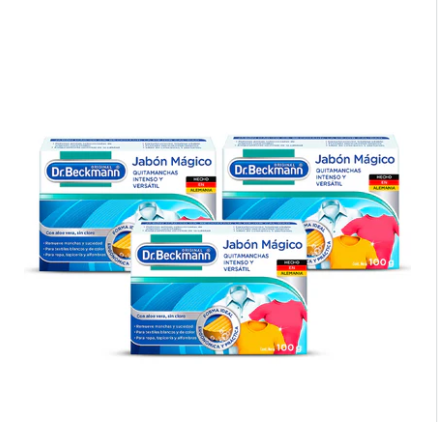 Dr. Beckmann Jabón Mágico 3 x 100 gr