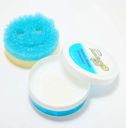 PowErase Gel Scrub Daddy, pack de Gel quitamanchas 160 gr más esponja Scrub Mommy, para telas y textiles