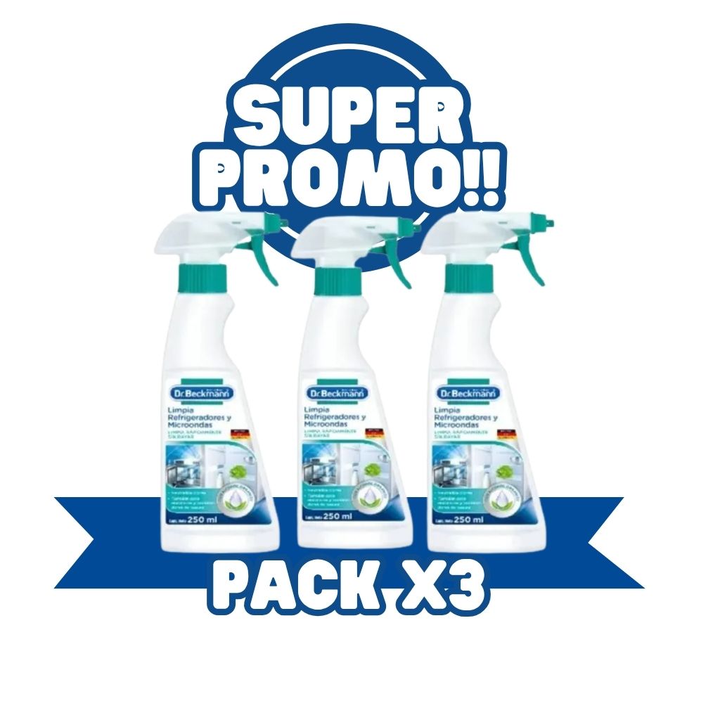 DR.BECKMANN Refrigeradores y Microondas En Spray 3x250cc