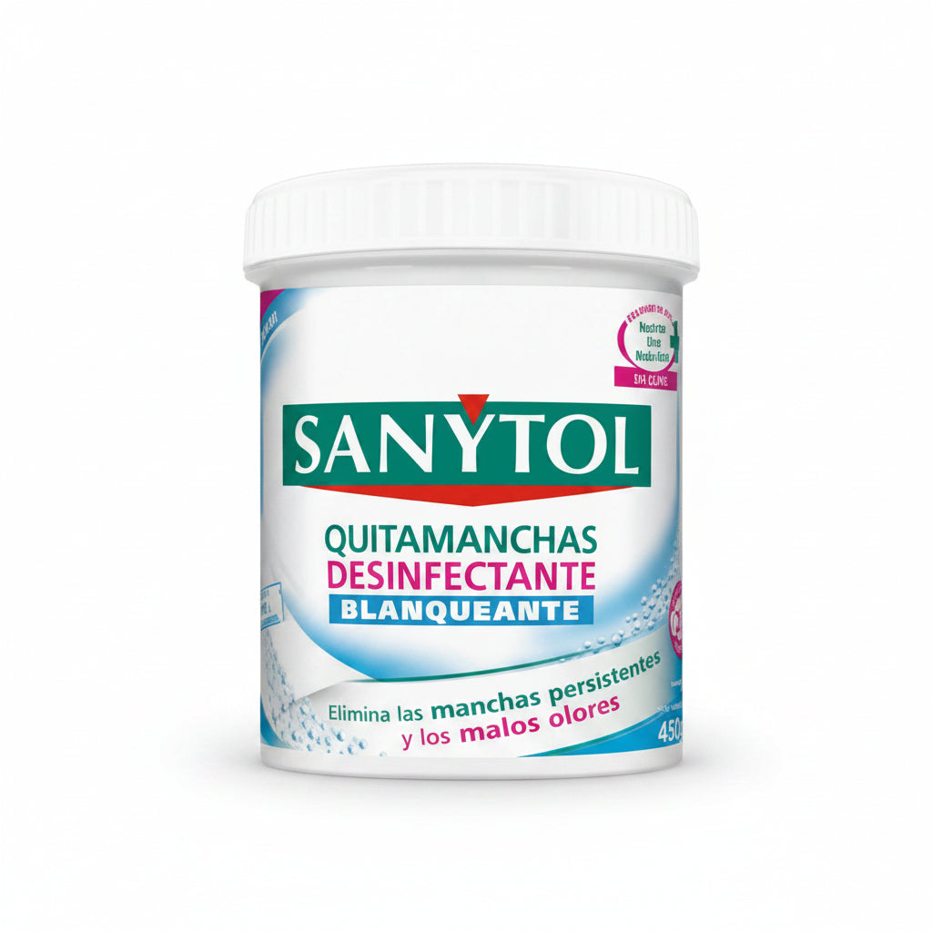 Sanytol Quitamanchas Desinfectante Blanqueante 450 ml