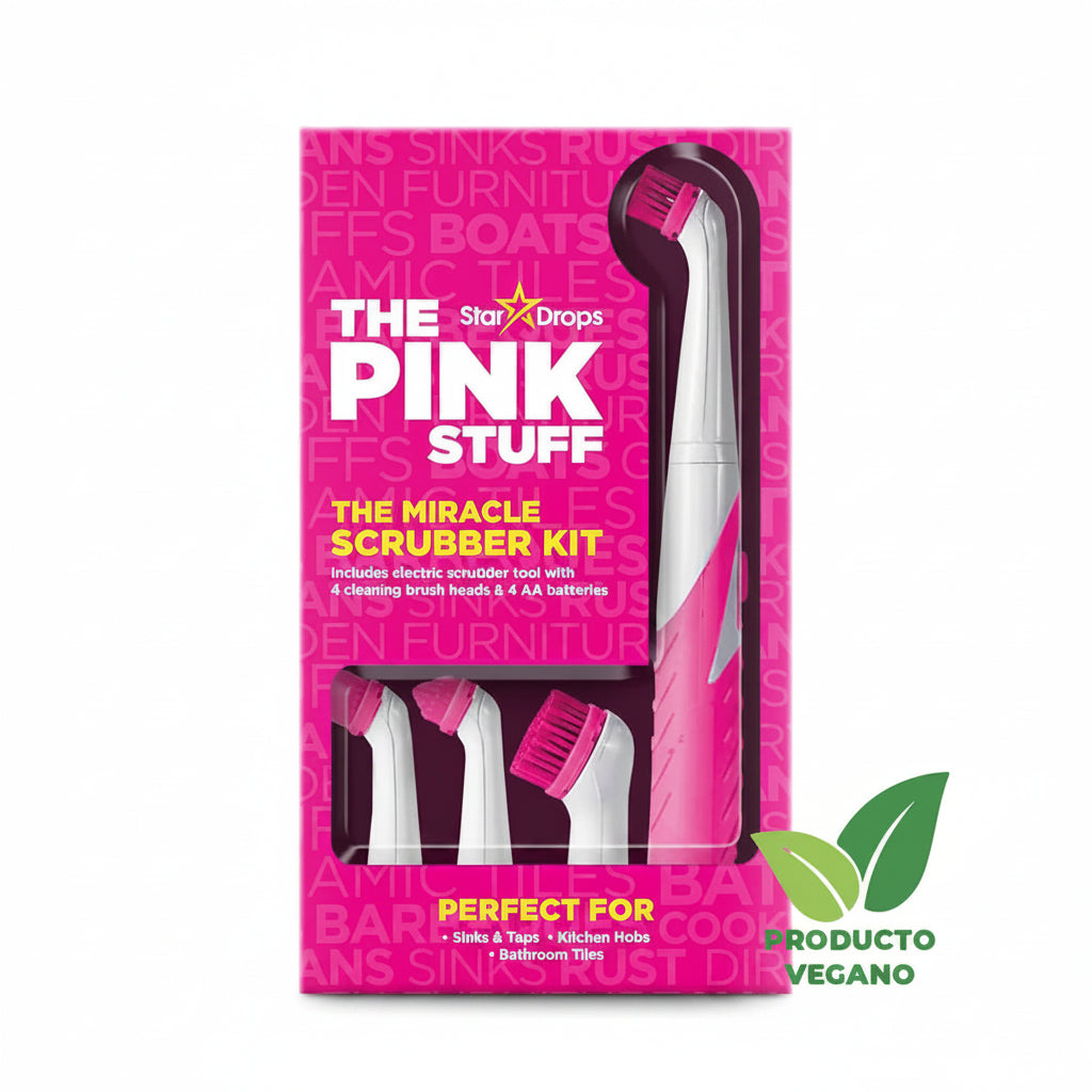 THE PINK STUFF Kit Limpieza 4 Cabezales De Cepillo