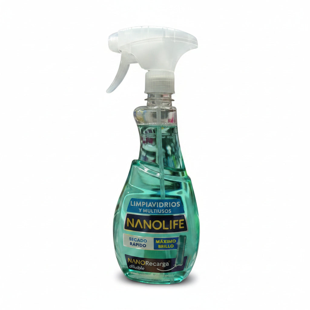 NANOLIFE Limpia Vidrios Kit Inicial 600ml