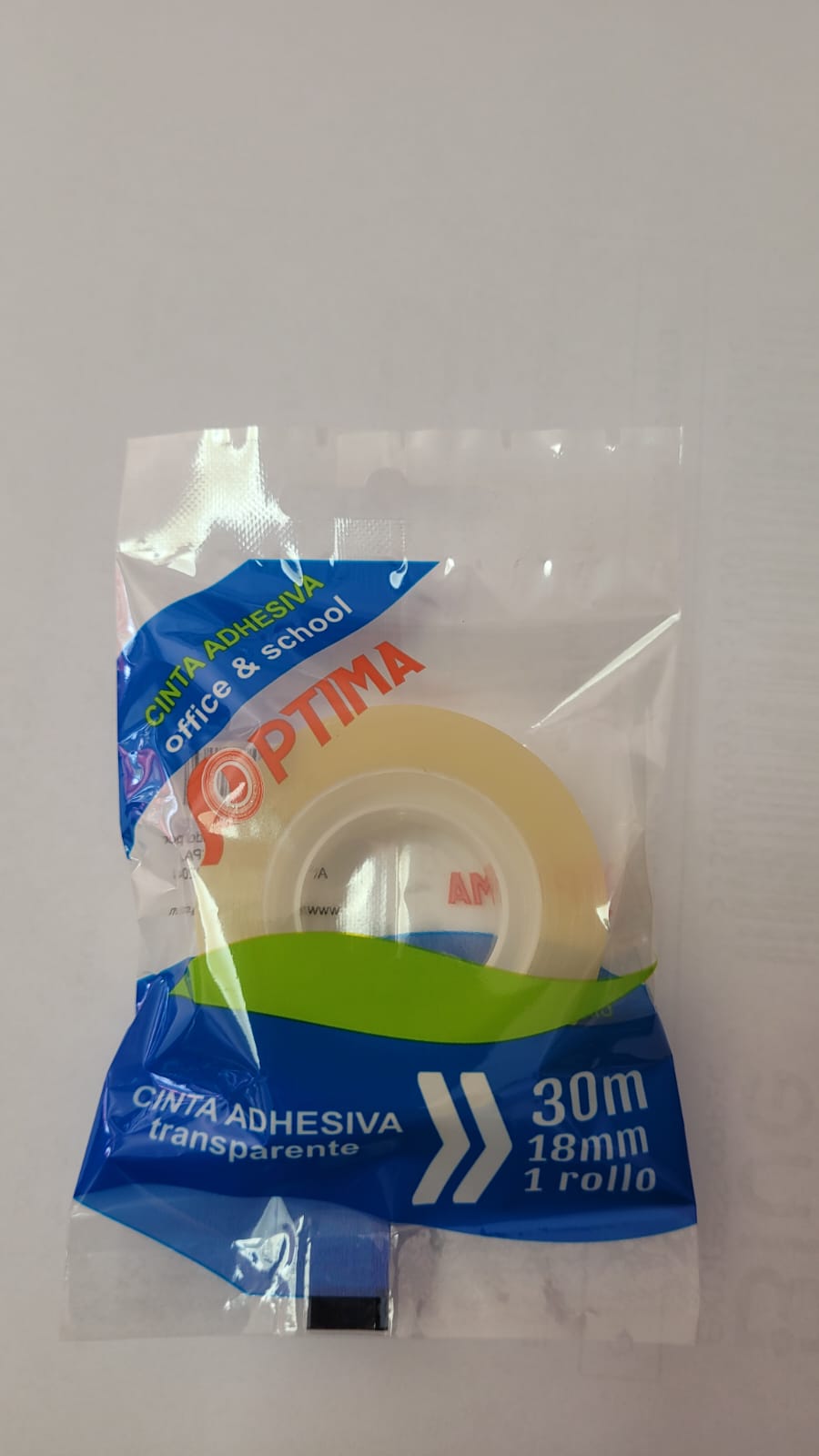 36 CINTAS ADHESIVAS TRANSPARENTES DE 30 M