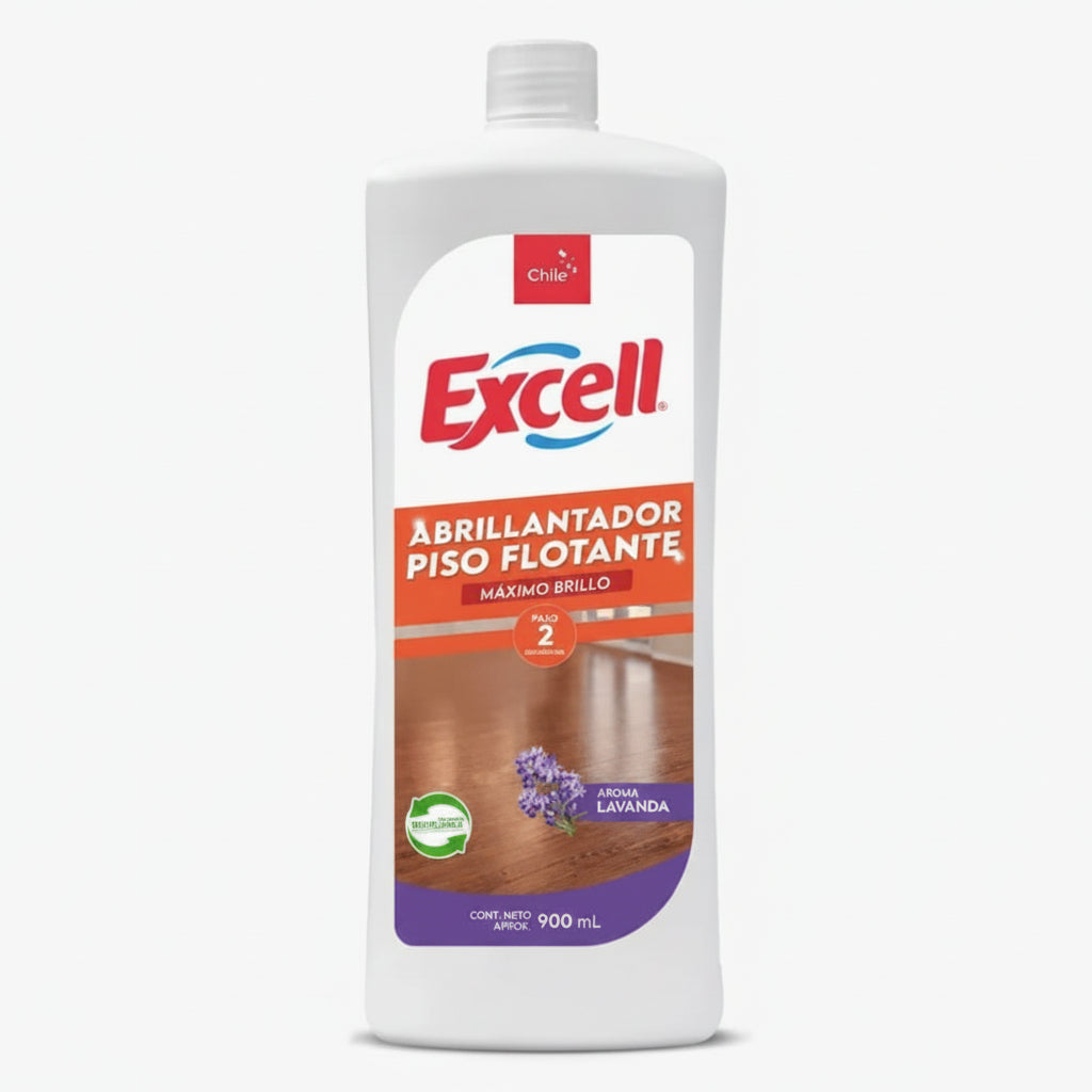 Excell Abrillantador Piso Flotante Flor de Cerezo 900 Cc