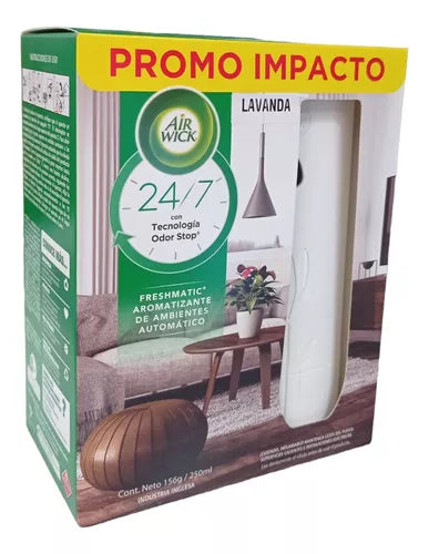 Ambiental AIR WICK Automático - Aparato + Repuesto Lavanda