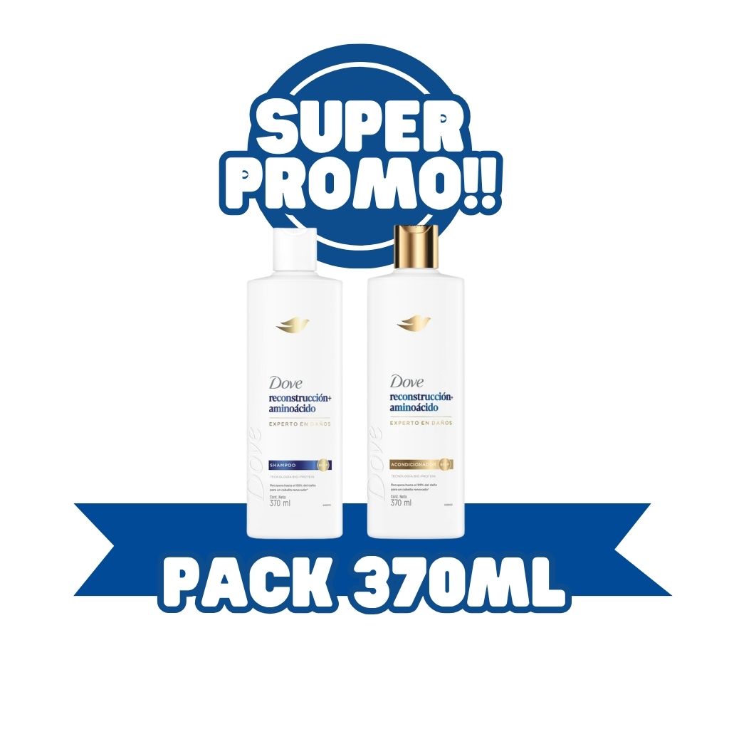 DOVE Shampoo + Acondicionador Aminoacidos 370 ML