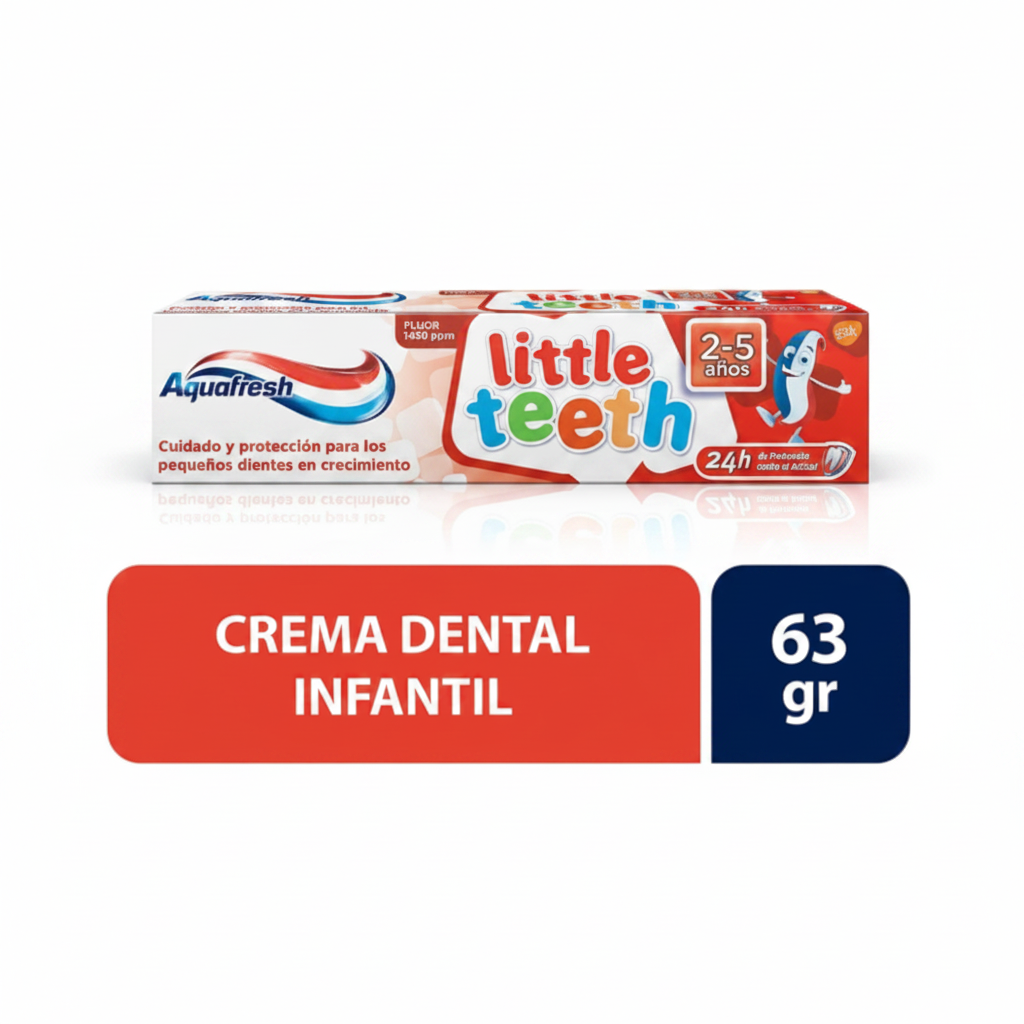 AQUIAFRESH Pasta Dental Niños Proteccion con Fluor 63 gr