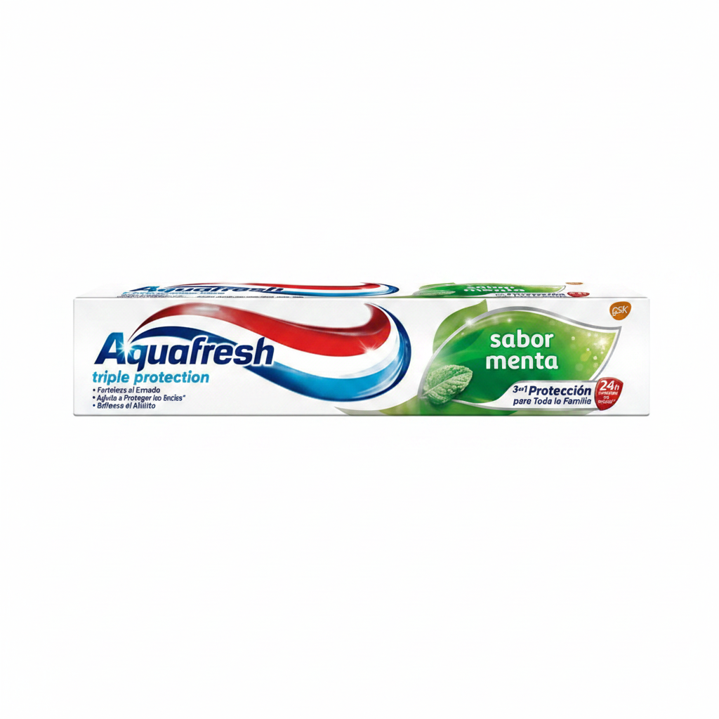 AQUAFRESH Pasta Dental Triple Protección Menta 158gr