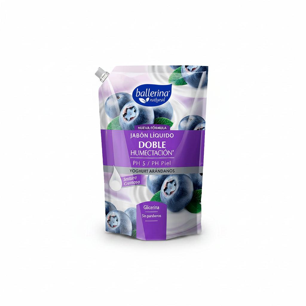 BALLERINA Jabón Líquido Yogurt Arándanos 750ml