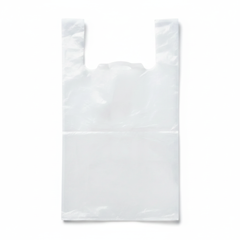 CYL Bolsa camiseta blanca 28x35