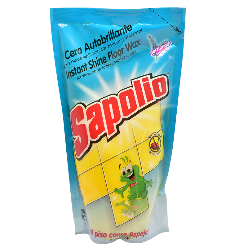 Sapolio Cera Líquida amarilla Autobrillante 300 ml
