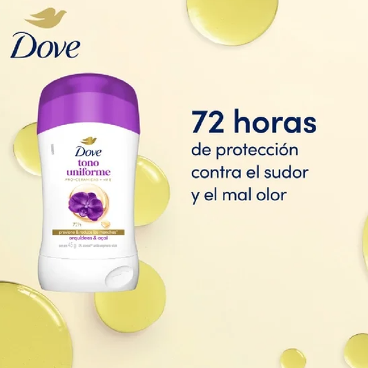 Desodorante en Barra Dove Tono Uniforme Orquídeas y Açaí - 45gr