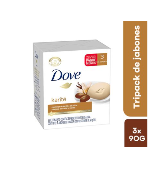 Dove Jabón con Karité x 3 unidades