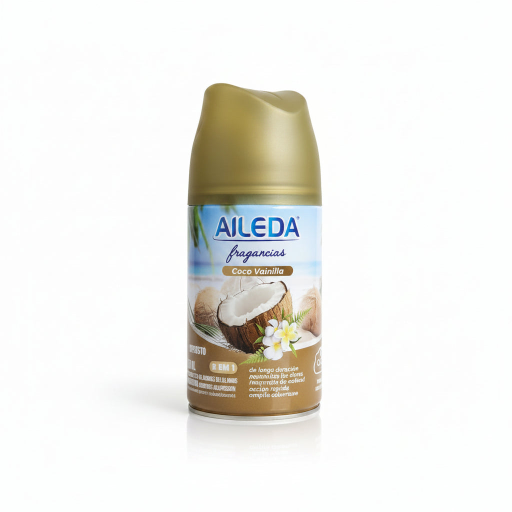 AILEDA Repuesto Universal Automático Esencia Coco Vainilla 250ml