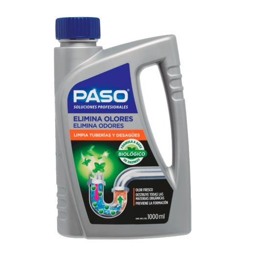 Limpiador Paso Eliminador de olores de Tuberías 1 L