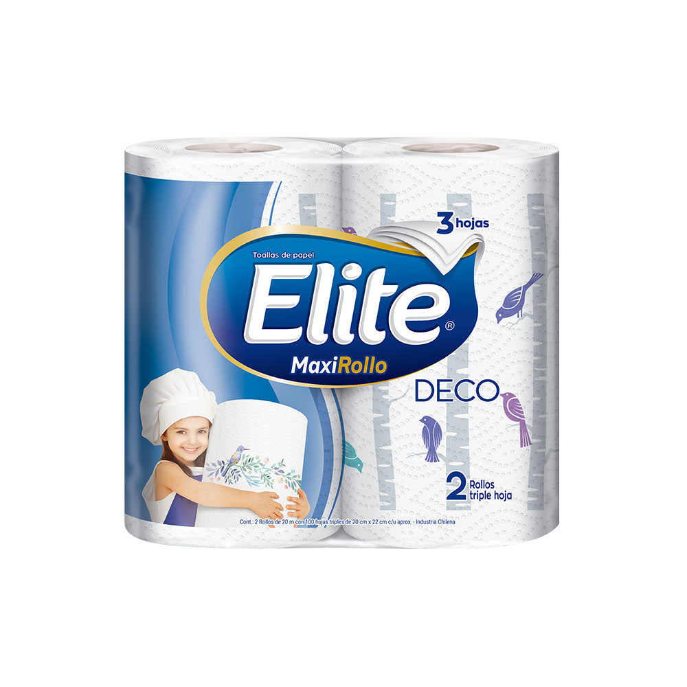 Toalla ELITE DECO Triple Hoja - Deco x2