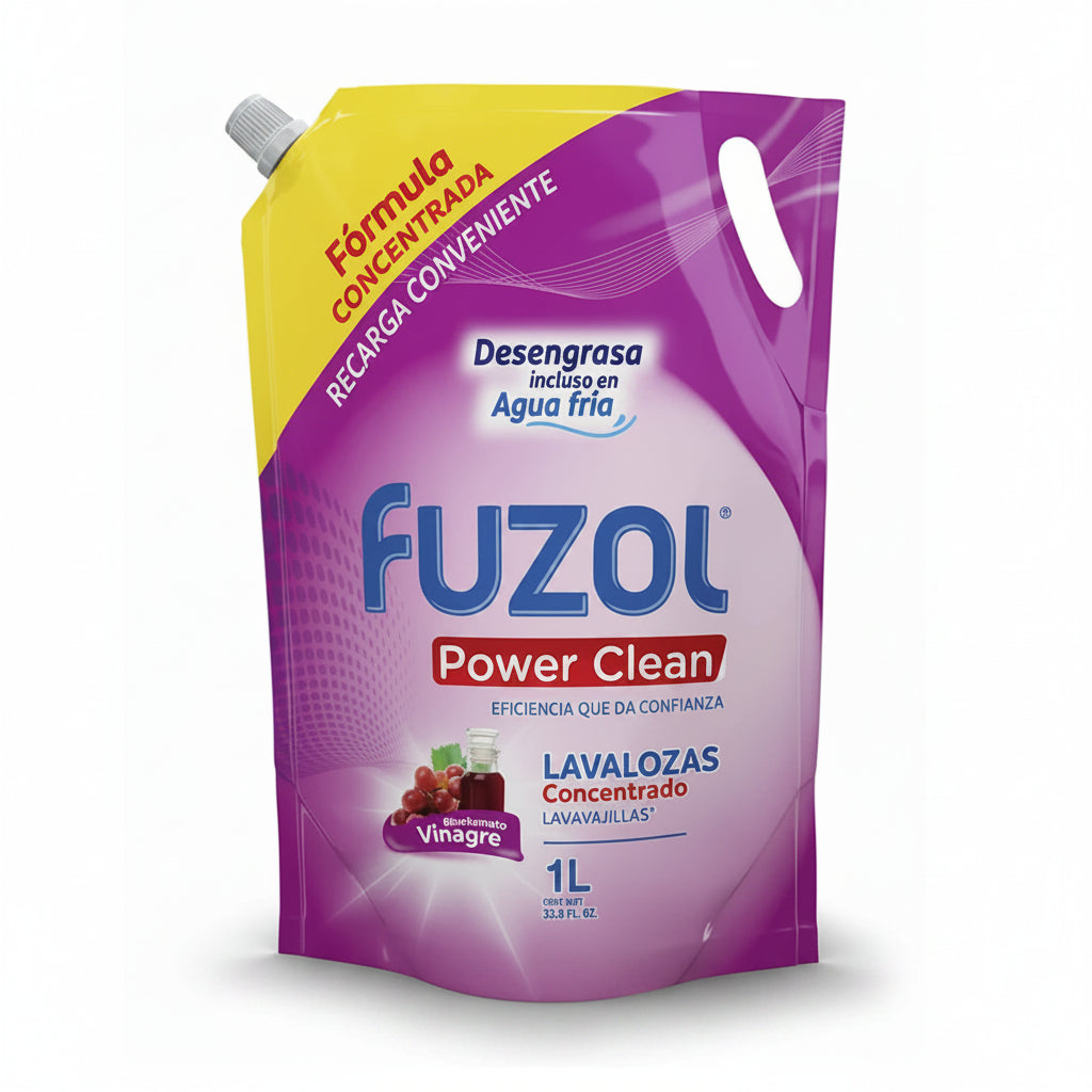 FUZOL Recarga Lavalozas Vinagre Bicarbonato 1Lt