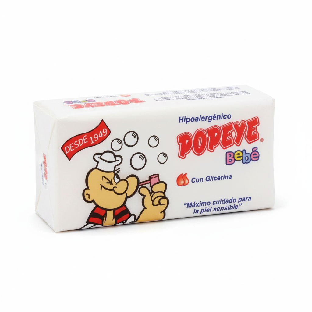 POPEYE Jabon Bebé Hipoalergénico En Barra