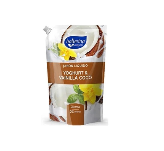 BALLERINA Jabón Líquido Yoghurt & Vainilla Coco 650ml