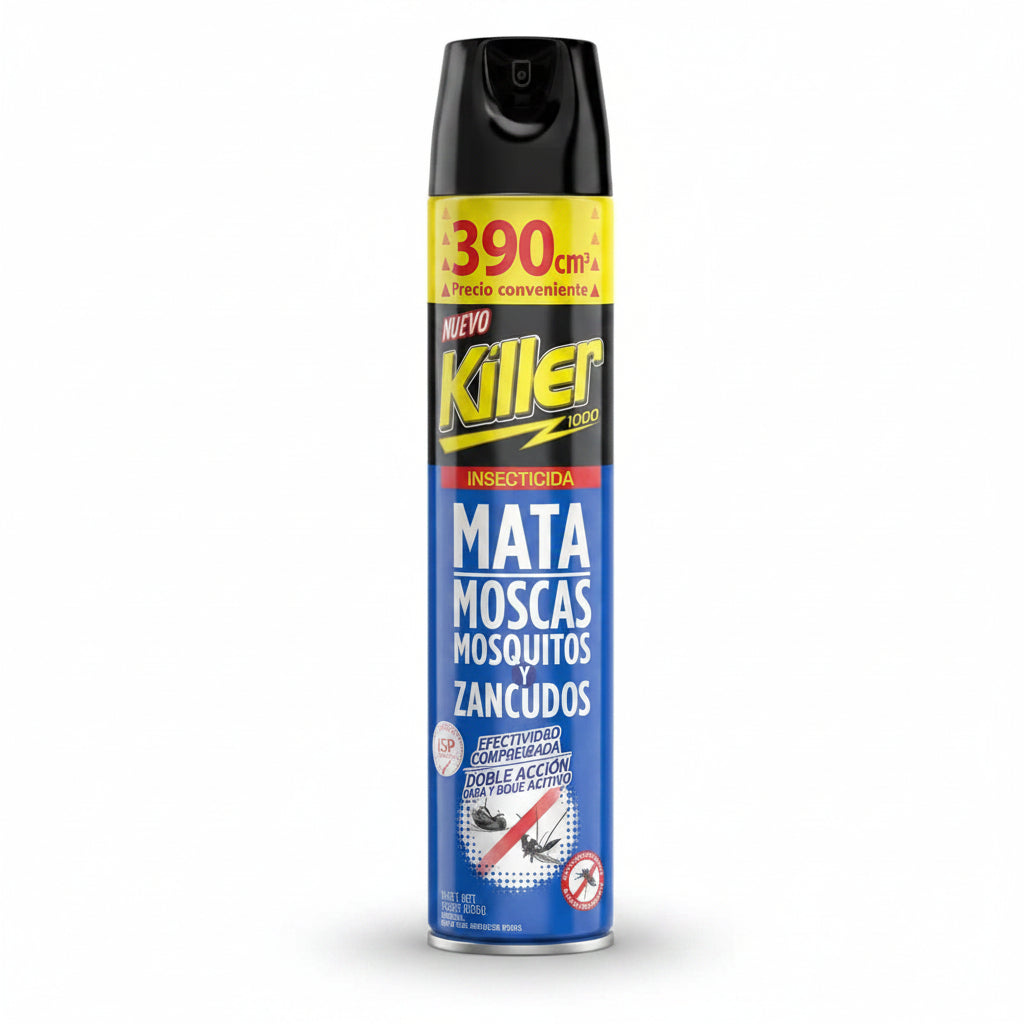 KILLER Insecticida Killer Moscas y Zancudos 390cc
