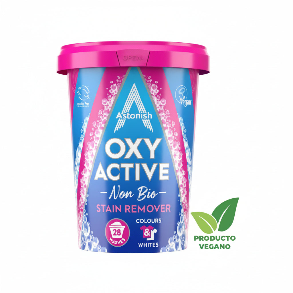 ASTONISH Quitamanchas de Telas Oxy Active Non Bio 625 gr