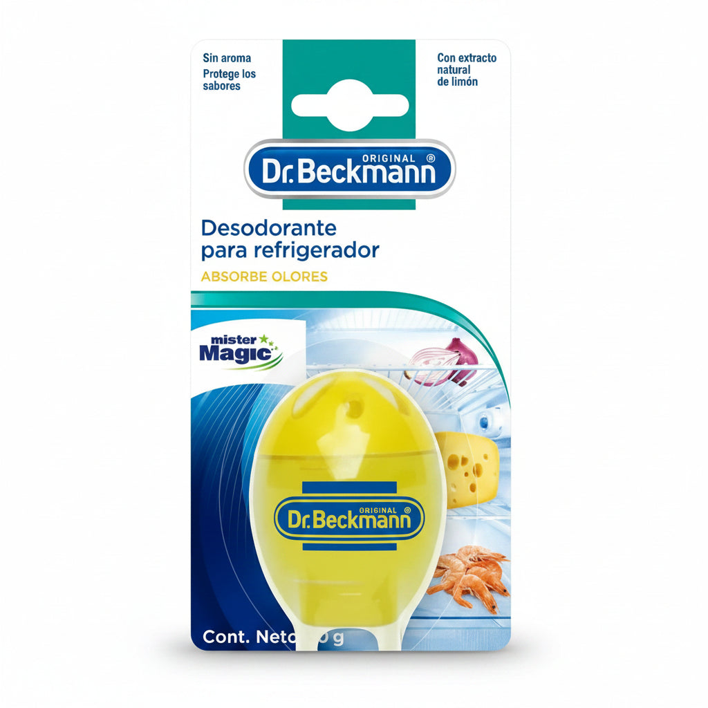 DR. BECKMANN Absorbe Olores para Refrigerador Limón 40gr