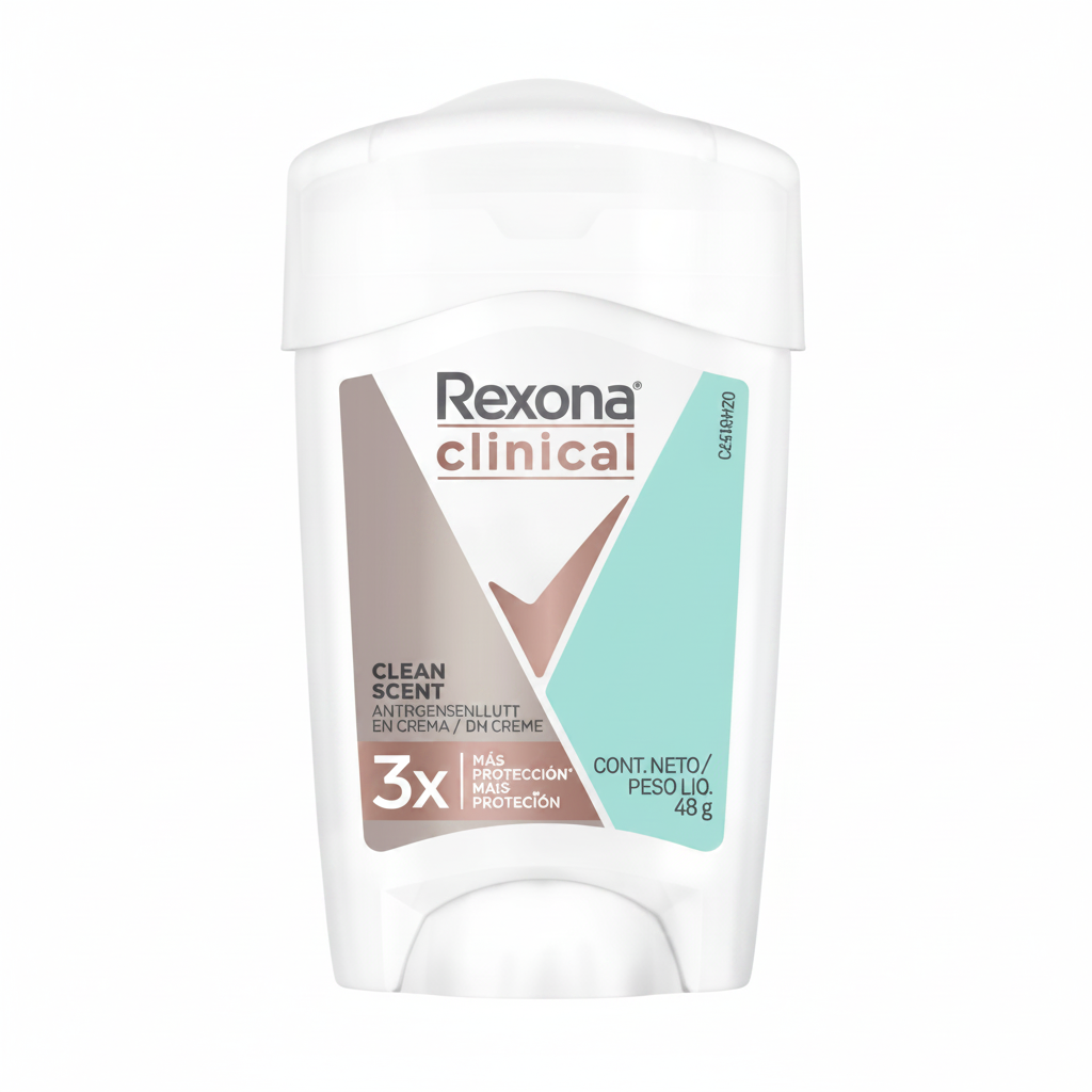 REXONA Desodorante en Crema Clinical Clean Scent 48gr