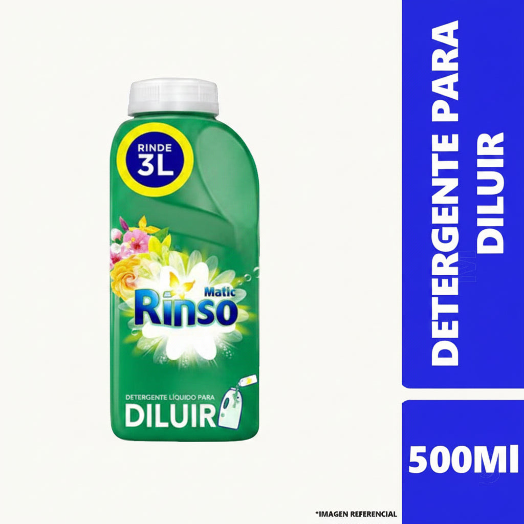 RINSO Detergente Líquido Para Diluir 500ml
