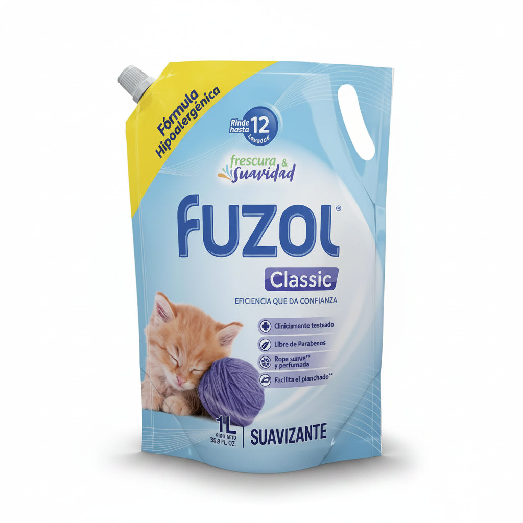 FUZOL Suavizante Liquido Esencia Clasica 1 litro