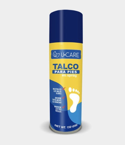Talco Pies Spray 150 Gr. U care