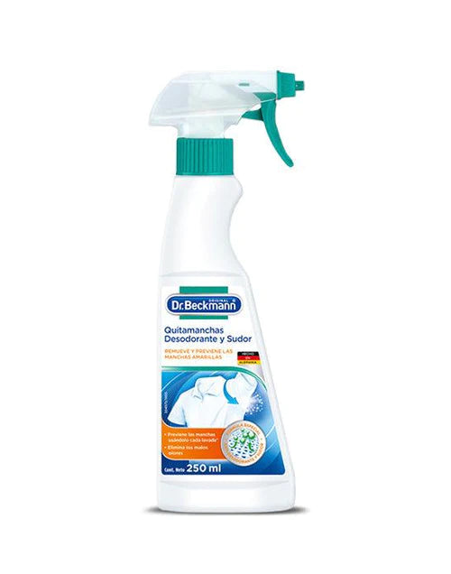 Quitamanchas Desodorante y Sudor Spray 250ml Dr. Beckmann