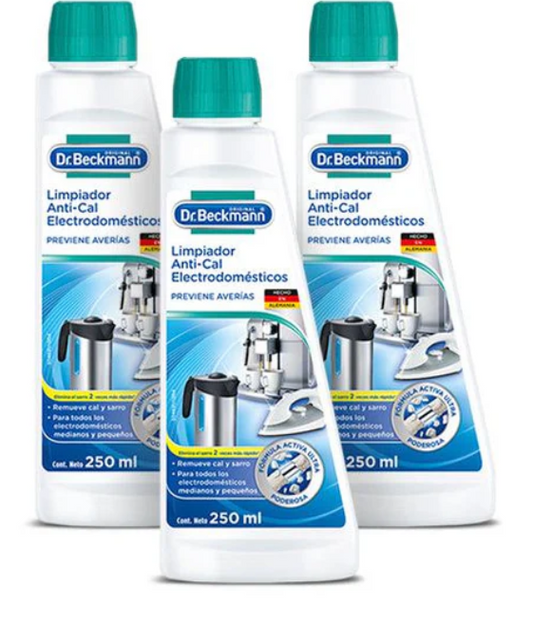 DR. BECKMANN Limpiador Anti-Cal Electrodomesticos 3 x 250 ml