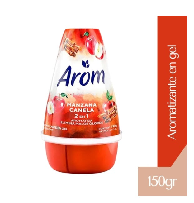 Aromatizante en Gel Arom Cono Manzana Canela 150g