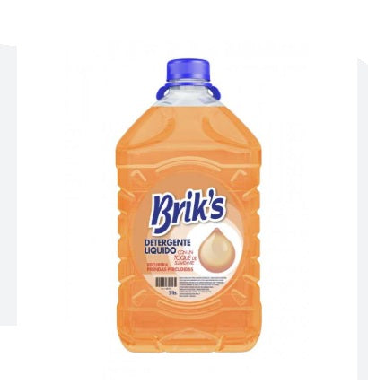 Detergente BRIK'S - PRENDAS PERCUDIDAS NARANJO de 5 litros