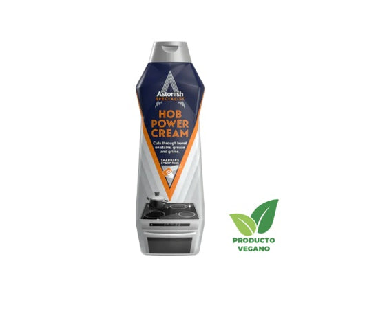 Crema Especialista para Limpiar Vitrocerámica 500 ml Astonish - 🌱 Producto Vegano del Reino Unido