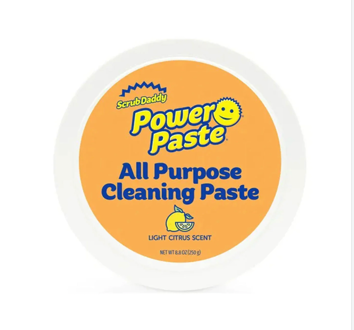 PowerPaste Scrub Daddy, pack de Pasta limpiadora multiusos 250 gr más esponja Scrub Mommy, para todo tipo de suciedad