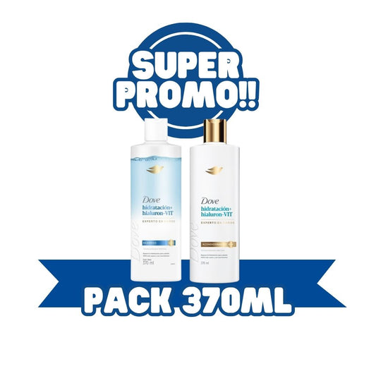 DOVE Shampoo + Acondicionador Hialuron VIT  370 ML