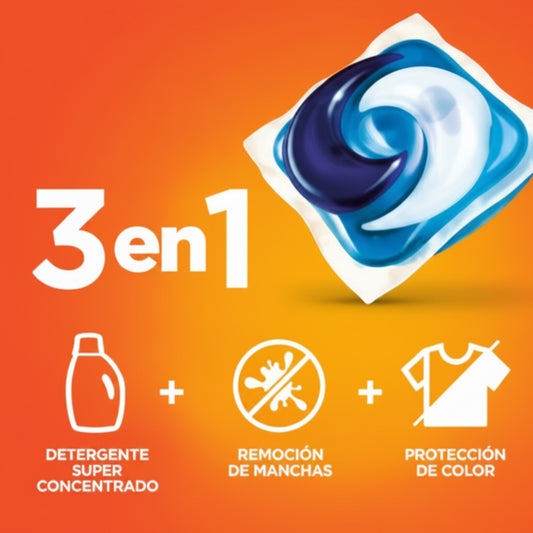 Detergente Cápsulas Tide Pods Spring Meadow 76 un.