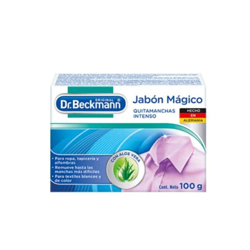 Jabón Mágico Quitamanchas para Ropa y Tapicería 100gr Dr. Beckmann